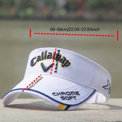 Lightweight Golf Baseball Cap Casual Embroidery Unisex Sun Visor Hat