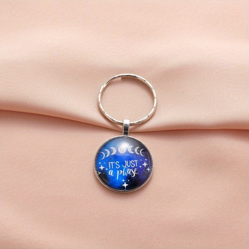 Vintage Starry Sky Keychain for Boys Stylish and Durable Accessory