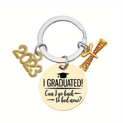 Graduation Gift Stainless Steel Keychain For Graduates