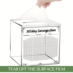 365 Days Savings Planner Money Bank For Adults Unbreakable Coin Change Money Box