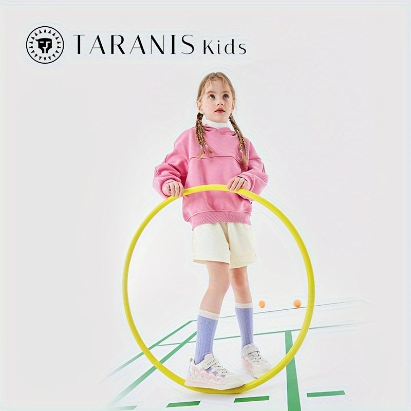 TARANIS Girl's Non Slip Skate Shoes Comfortable Casual Sneakers