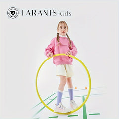 TARANIS Girl's Non Slip Skate Shoes Comfortable Casual Sneakers