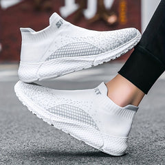 Men's Knitted Slip On Casual Shoes Breathable Lightweight Sock Shoes