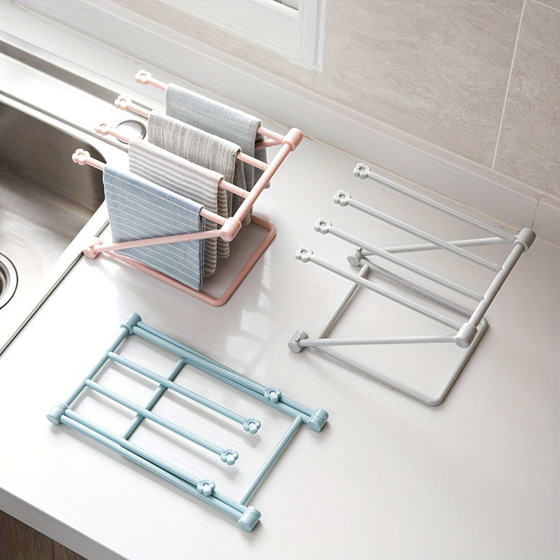Kitchen Storage Rack Dishcloth Drain Rack No hole Dishcloth Cup Holder