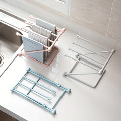 Kitchen Storage Rack Dishcloth Drain Rack No hole Dishcloth Cup Holder