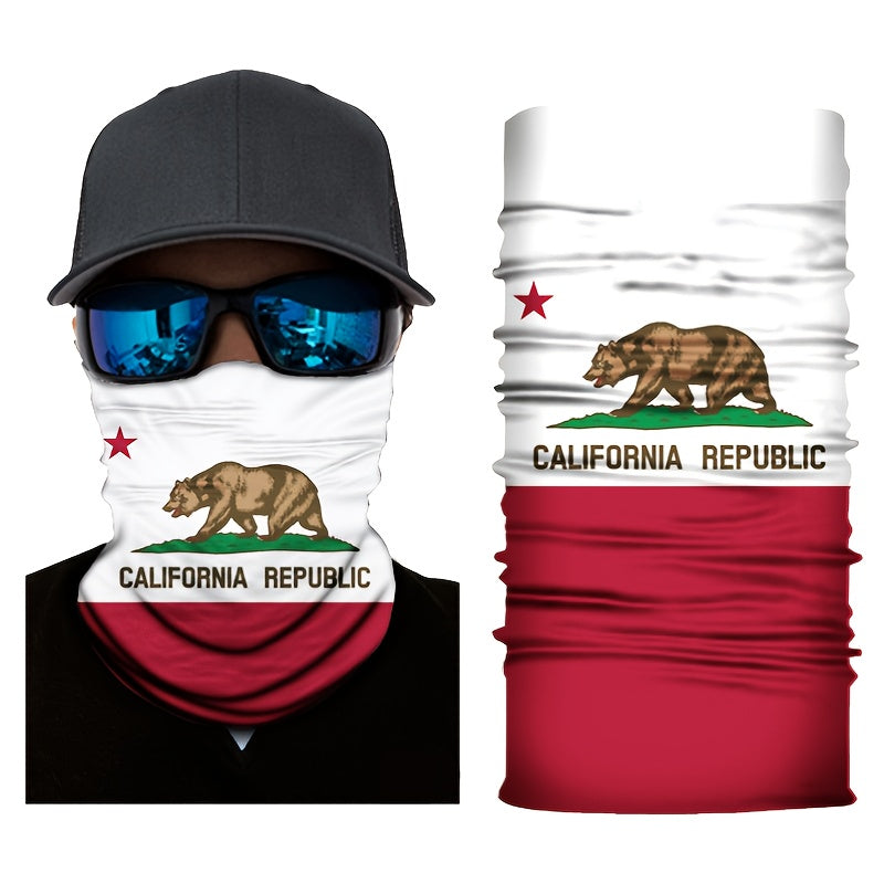 National Flag Series Multifunctional Riding Mask 3D Warm Magic Bandana