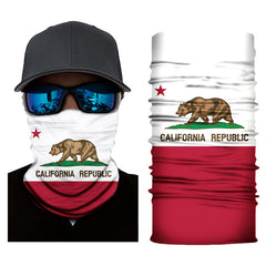 National Flag Series Multifunctional Riding Mask 3D Warm Magic Bandana