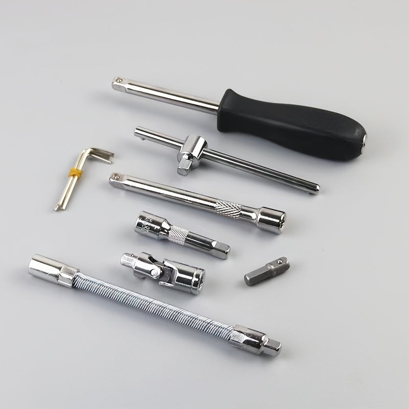 46pc Auto Repair Tool Set Ratchet Wrench Sleeve Combo Car Tool B