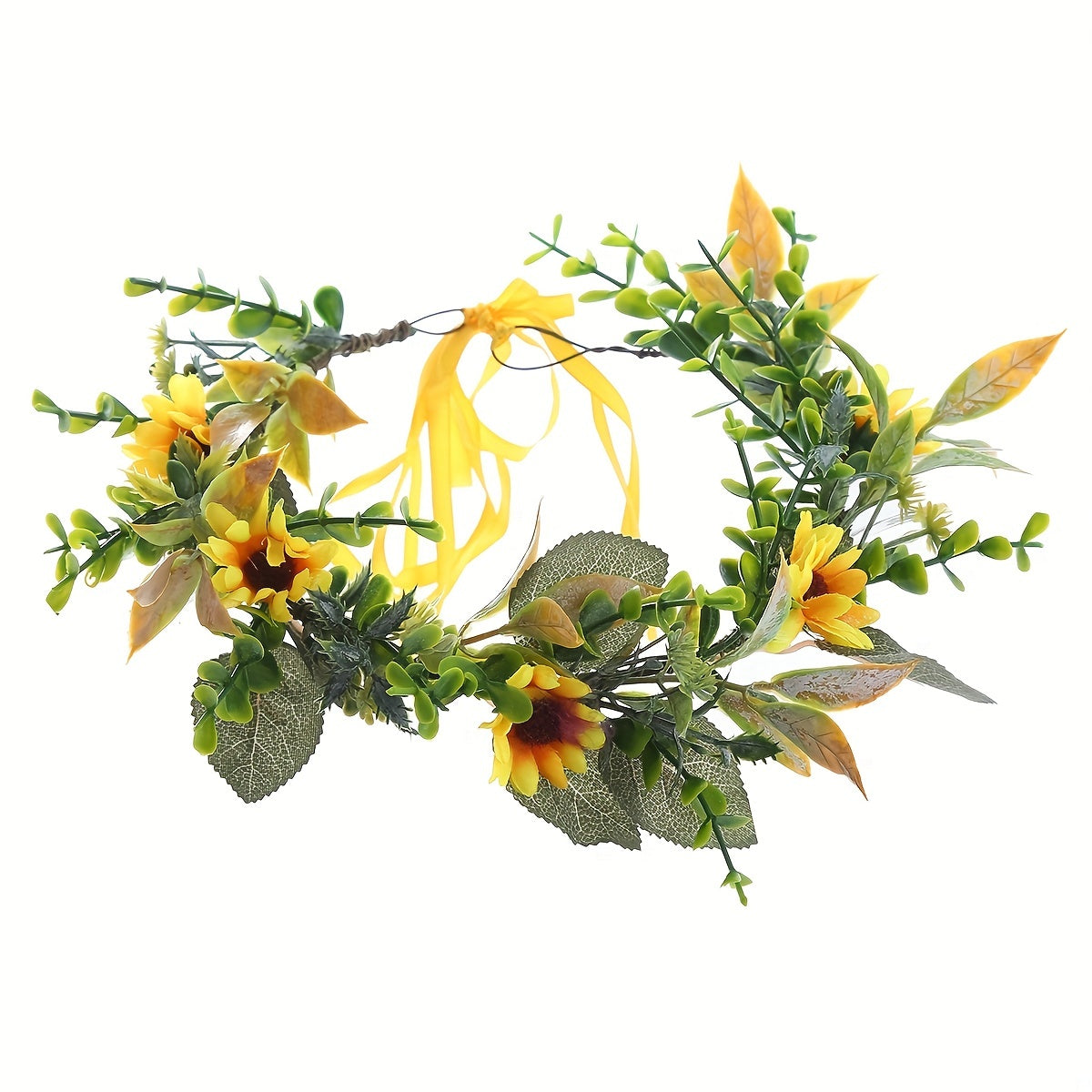 Kids Sunflower Wreath Hair Accessory for Girls