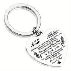 Heart Necklace 'I Love You' Stainless Steel Pendant