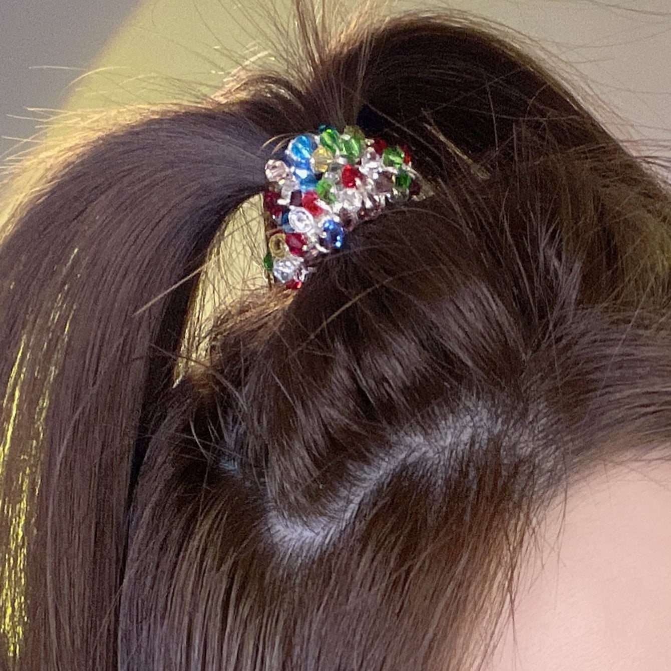 Colorful Crystal Headband Retro Hair Tie Hair Accessories