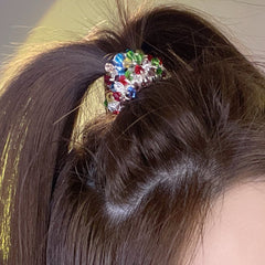 Colorful Crystal Headband Retro Hair Tie Hair Accessories