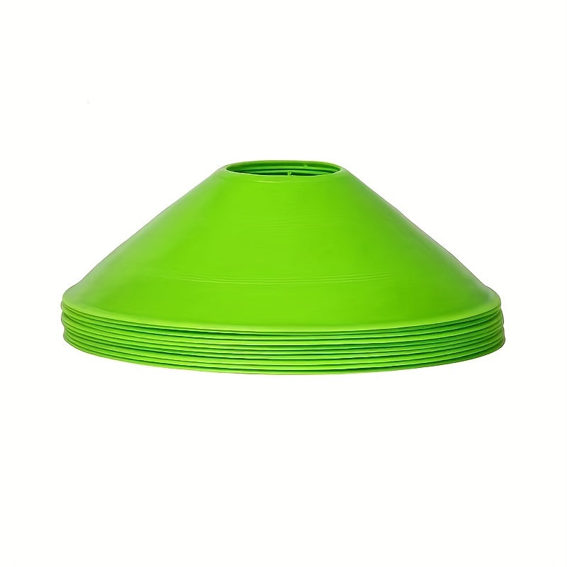 10pcs Basketball & Football Training Discs with Holder & Bag
