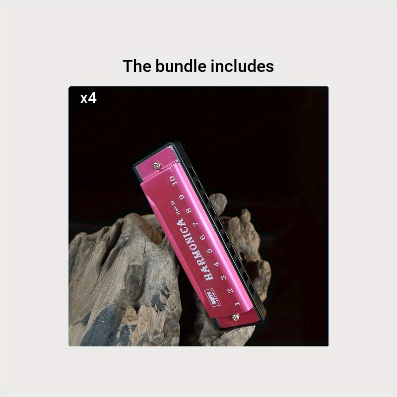 10 Holes Harmonica Mouth Organ Puzzle Musical Instrument Beginner