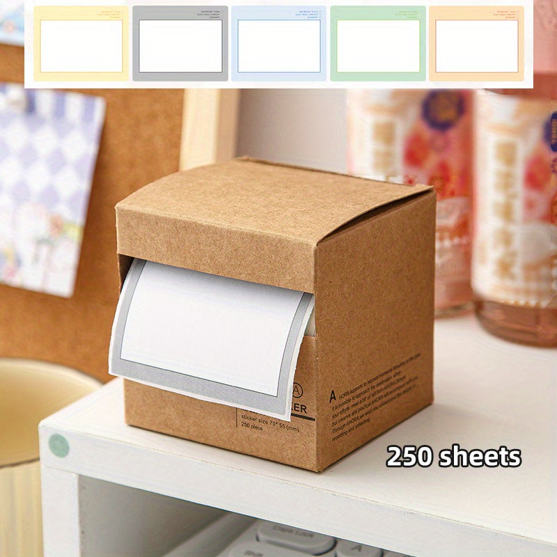 250 Sheets Pull-out Scroll Sticky Notes Set