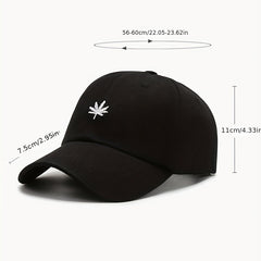 Maple Leaf Baseball Cap Mesh Hat Spring Summer Mens Womens Peaked Cap