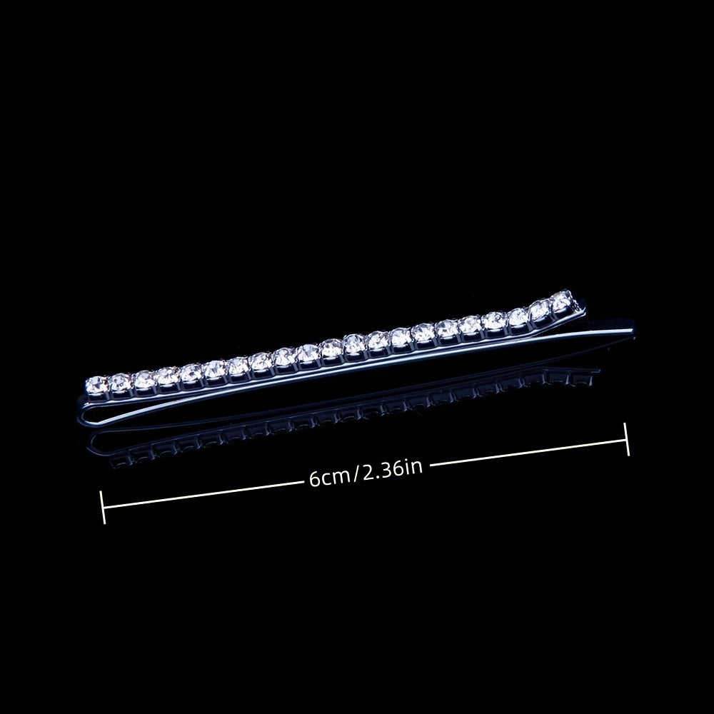 Y2K Rhinestone Hair Clip Bobby Pin Hair Barrette Hair Slides Clip Non Slip