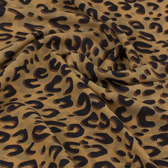 Leopard Print Chiffon Scarf Lightweight Floral Beach Wrap Shawl