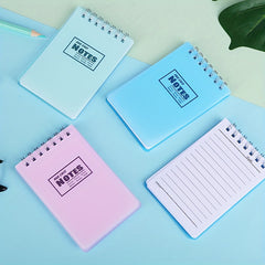 Mini Coil 42 Sheets 84 Pages Notebook Notepad Student Portable Spiral A7