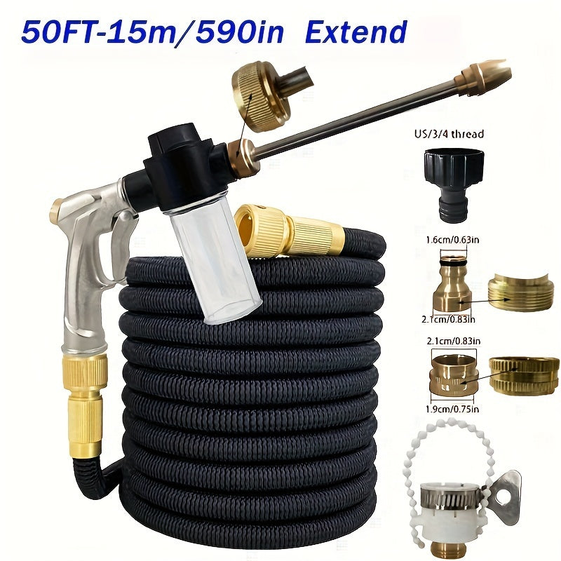 Flexible Irrigation Pipe Garden Hose with Spray Gun