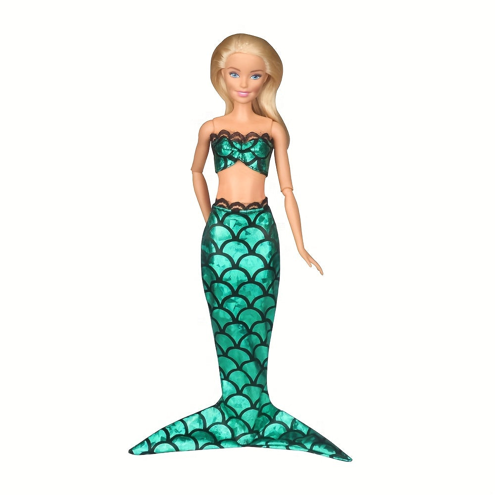 Mermaid Swimsuits For Dolls Perfect Summer Gift For Girls