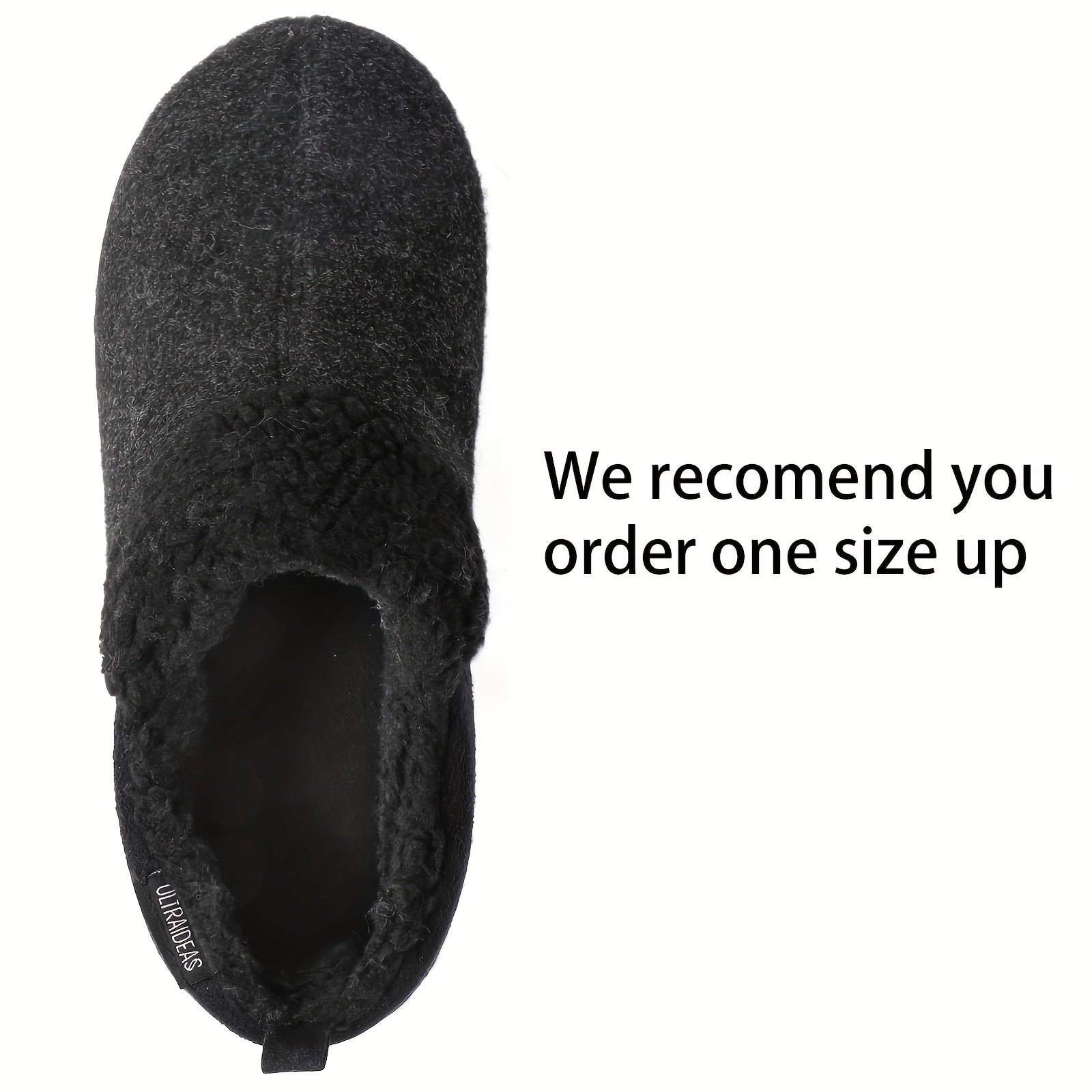 Men's Memory Foam Cozy Slippers With Fleece Lining