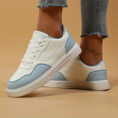 Women's Lace Up Non-slip Board Shoes Low Versatile Running Shoes