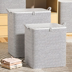 Large Capacity Zipper Organizer Lightweight Dustproof Storage Box