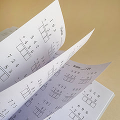 32 Pages Addition/Subtraction Within 1000 Math Workbook