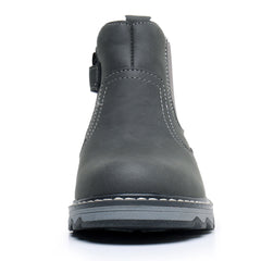 Boy's Side Zipper Ankle Boots Comfy Non Slip Casual Shoes