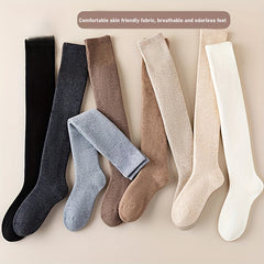 Men's Over the Knee Winter Woolen Socks Thick Warm Breathable Sweat-absorbing