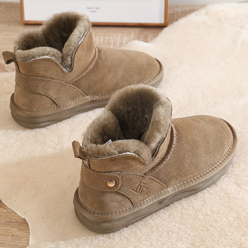 Non Slip Medium Tube Snow Boots for Women