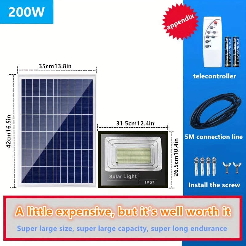 Solar Street Light 200W with 473 Light Beads