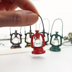 Retro Miniature Lamp Dollhouse Toy Home Decor