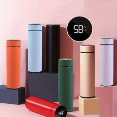 500ml Stainless Steel Water Bottle with Smart Temperature Display