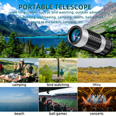 HD Monocular Telescope Long Distance Viewing