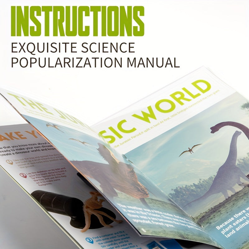 Dinosaur Playset DIY Habitat Kit Encourages Imagination & More