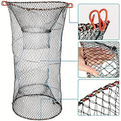 1pc Fishing Bait Trap Crab Trap Collapsible Casting Net
