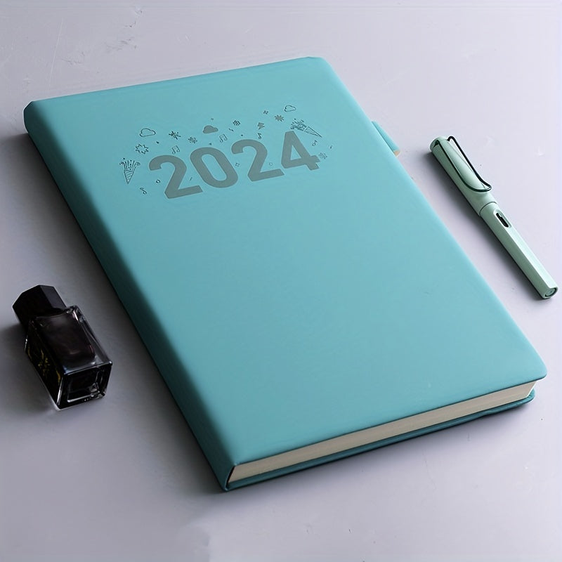 Faux Leather Notebook with Silk Bookmarks 360 Pages