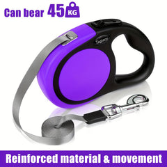 JOYTALE Retractable Dog Leash - Comfort & Style for Walks