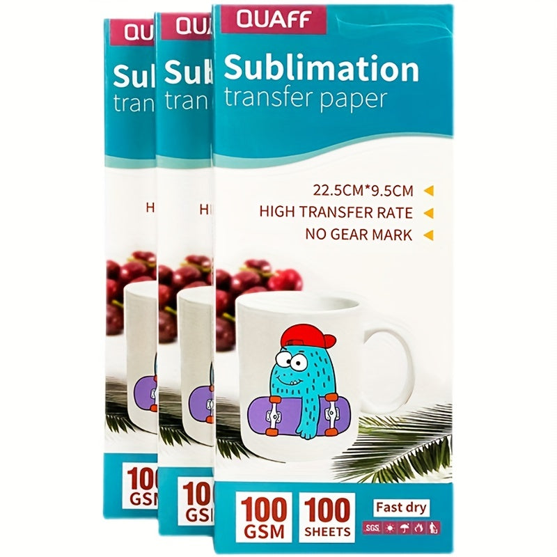 100 Sheets Sublimation Heat Transfer Paper Inkjet Printer DIY Clothes