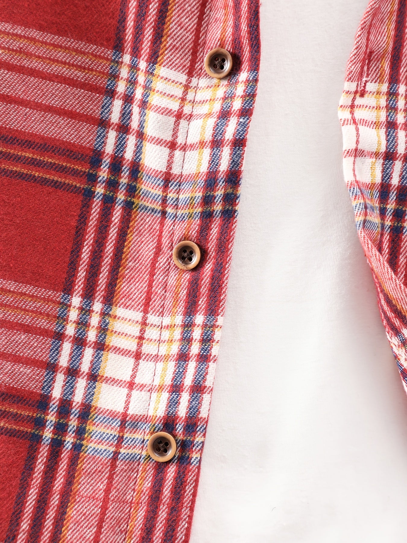 Toddler Boys Plaid Shirts Long Sleeve Button Down Tops Spring Fall Outwear