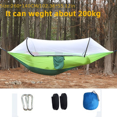 Quick Opening Hammock with Mosquito Net for Camping