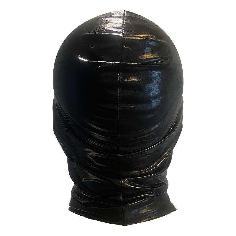 PU Leather Mask with Eye Cutouts Halloween Costume