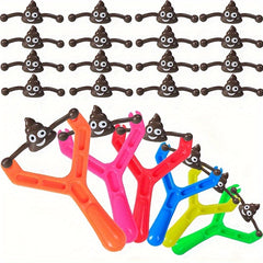Smile Poop Slingshot Toy - Stress Relief and Party Game