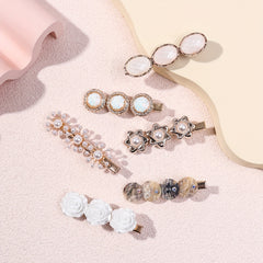 6pcs Hair Clips Non Slip Hair Decoration Girls Vacation Travel Accessory