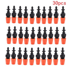 30pcs Garden Irrigation Sprayer Fog Nozzles Adjustable Misting Atomizing