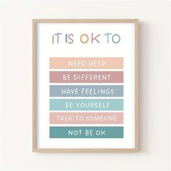 Inspirational Wall Decor Poster 8x10 - Motivate and Uplift Yourself