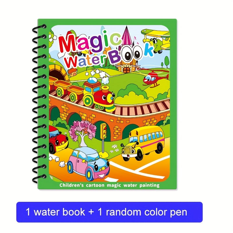 Reusable Underwater World Magic Water Book with Magic Pen