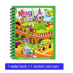 Reusable Underwater World Magic Water Book with Magic Pen